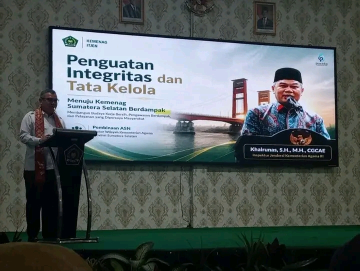 Kepala MTsN 2 Ogan Ilir Ikuti Pembinaan ASN Kemenag Sumsel