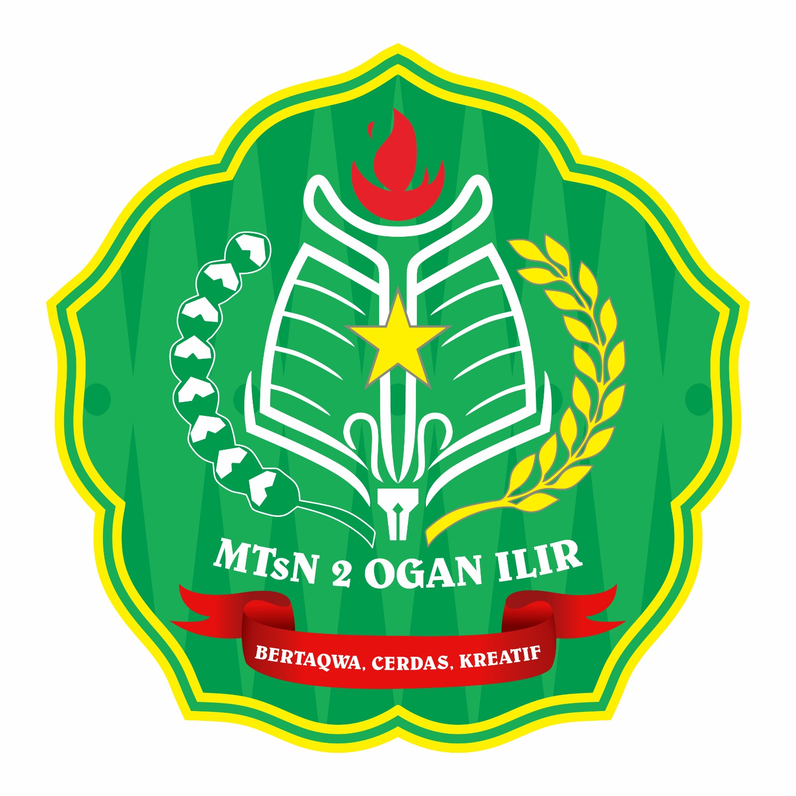 Logo Madrasah Tsanawiyah (MTs) Negeri 2 Ogan Ilir